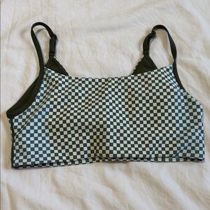 Split59 Checkered Women's sports bra
